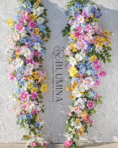 Zestaw szerokich girland 2x150cm